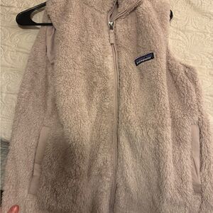 Patagonia Beige Fleece Vest